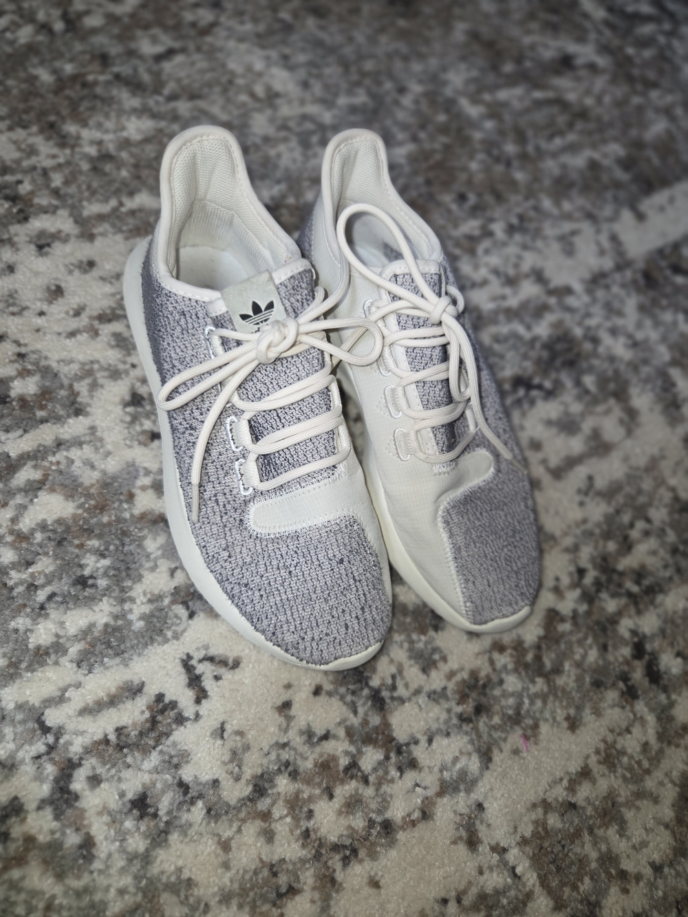Womens Adidas Tubular Shadow Shoes size 8.5 Cream and Gray